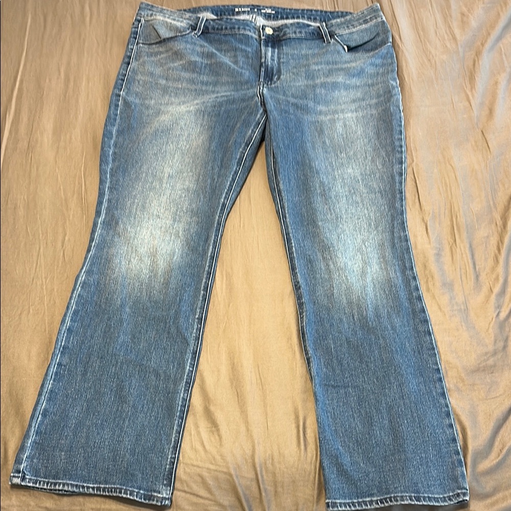Old Navy Blue Flare Wide Leg Jeans